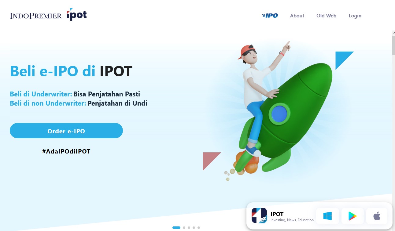 IPOT Aplikasi Saham Penghasil Uang Virtual